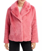 Apparis Milly Faux Fur Coat - Pink