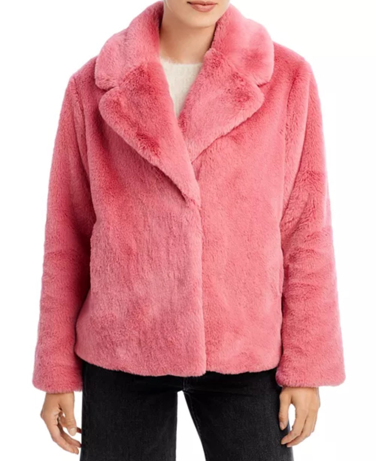 Apparis Milly Faux Fur Coat - Pink