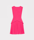MILLY Haddy Pleated Mini Dress - Pink