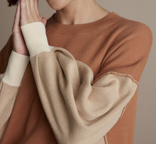 Summum Double Bed Knit Sweater - Old Peach