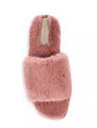 rag & bone Eira Faux Shearling Slides - Sweetie Rose