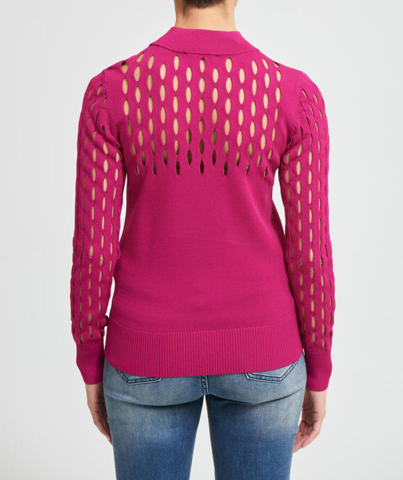 Joseph Ribkoff Cut Out Knit Top