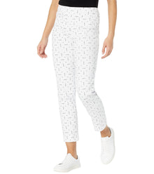 Krazy Larry Pull-On Ankle Pants - White Golf
