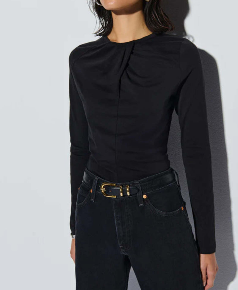 Nation Ltd Rosalind Top - Jet Black