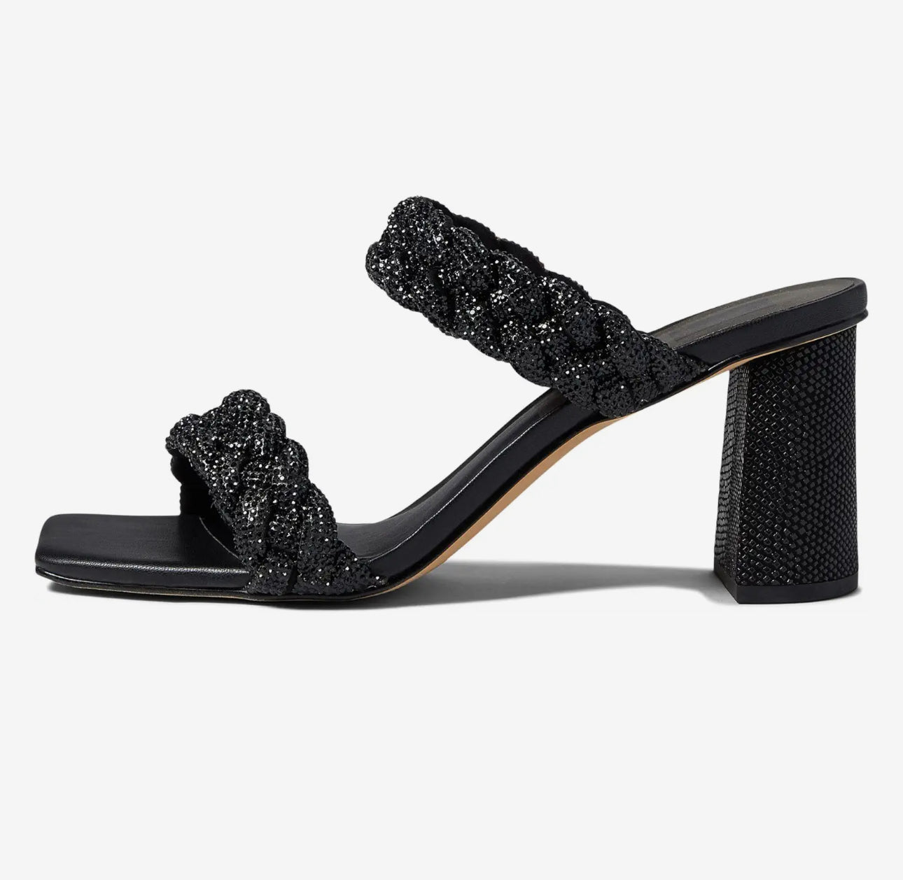 Dolce Vita Paily Rhinestone Sandals - Black