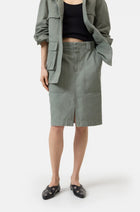 Closed Utility Skirt - Faded Green