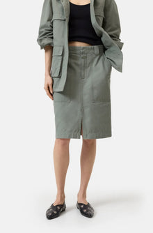 Closed Utility Skirt - Faded Green