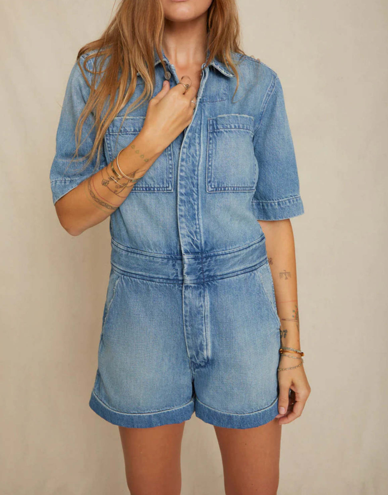 AMO Skip Romper - Finder Keeper With Destroy