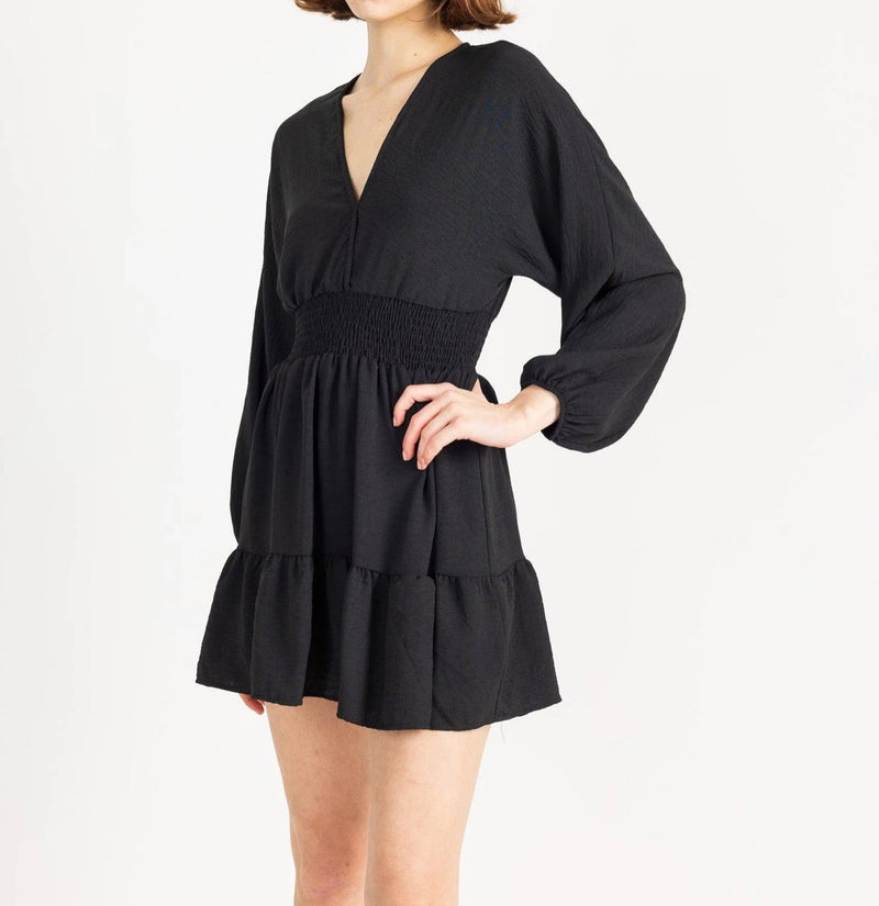 Yana K Izzy Mini Dress - Black