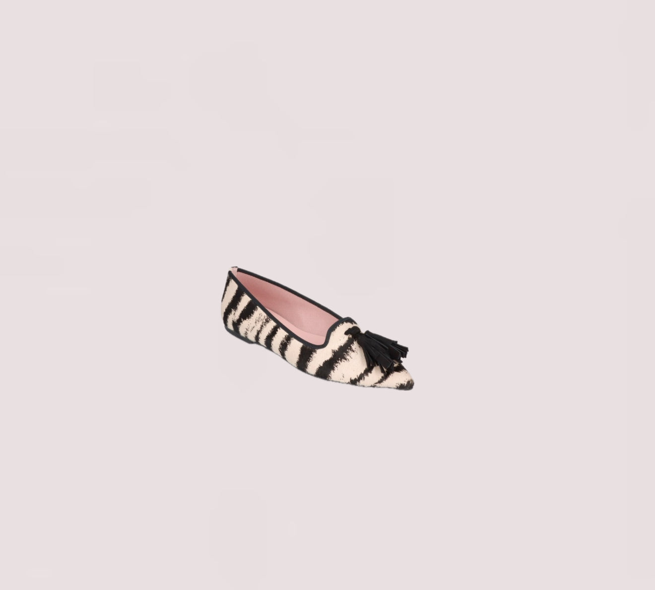 Pretty Ballerinas Zebra Print Ella Flats
