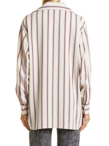 Smythe Over the Head Shirt - Ecru Banker Stripe