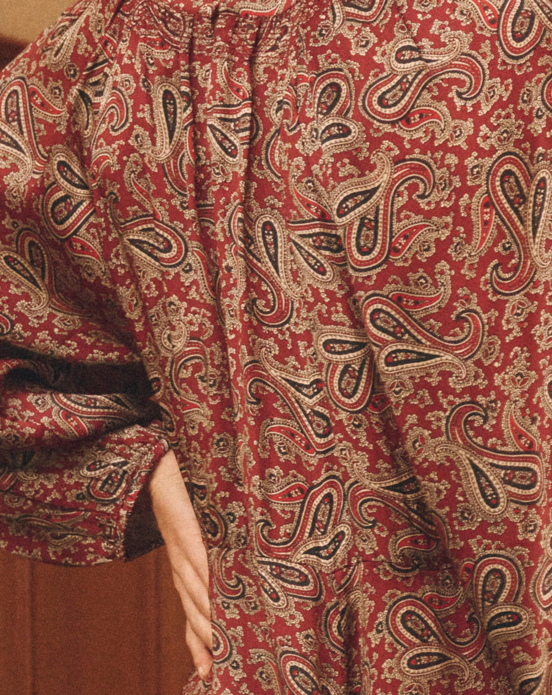 The Great. The Naples Dress - Festive Paisley