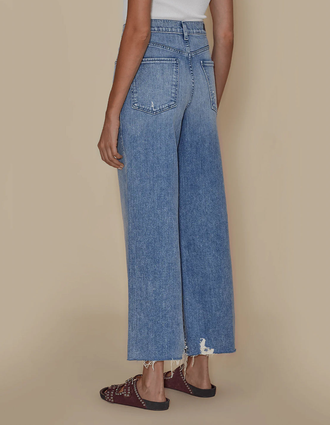 LE JEAN Juliette Wide-Leg Jeans - Beach House