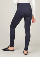 Spanx Faux Suede Leggings - Navy