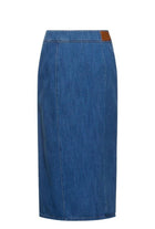 forte_forte Calvary Cotton Denim Wrap Skirt