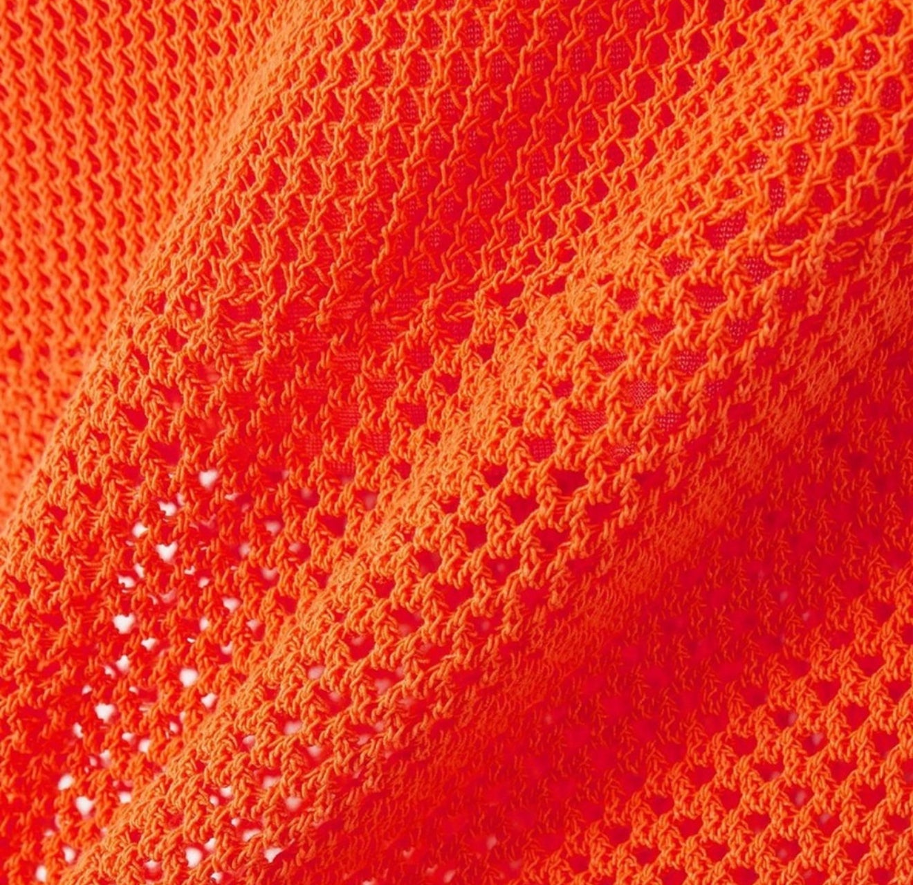 A.L.C. Roland Crochet Sheath Dress - Clementine Orange