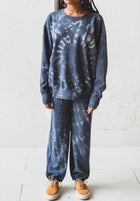 LACAUSA Slater Sweatshirt - Smokey Quartz Tie Dye