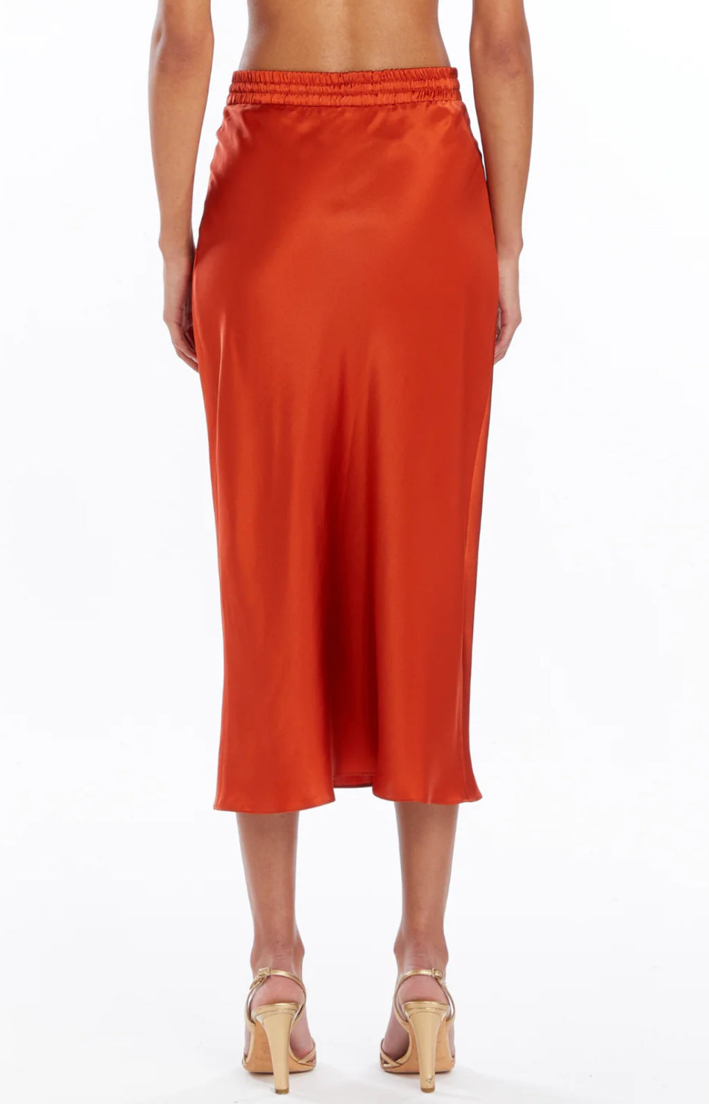 Amanda Uprichard Espy Silk Skirt - Rhubarb