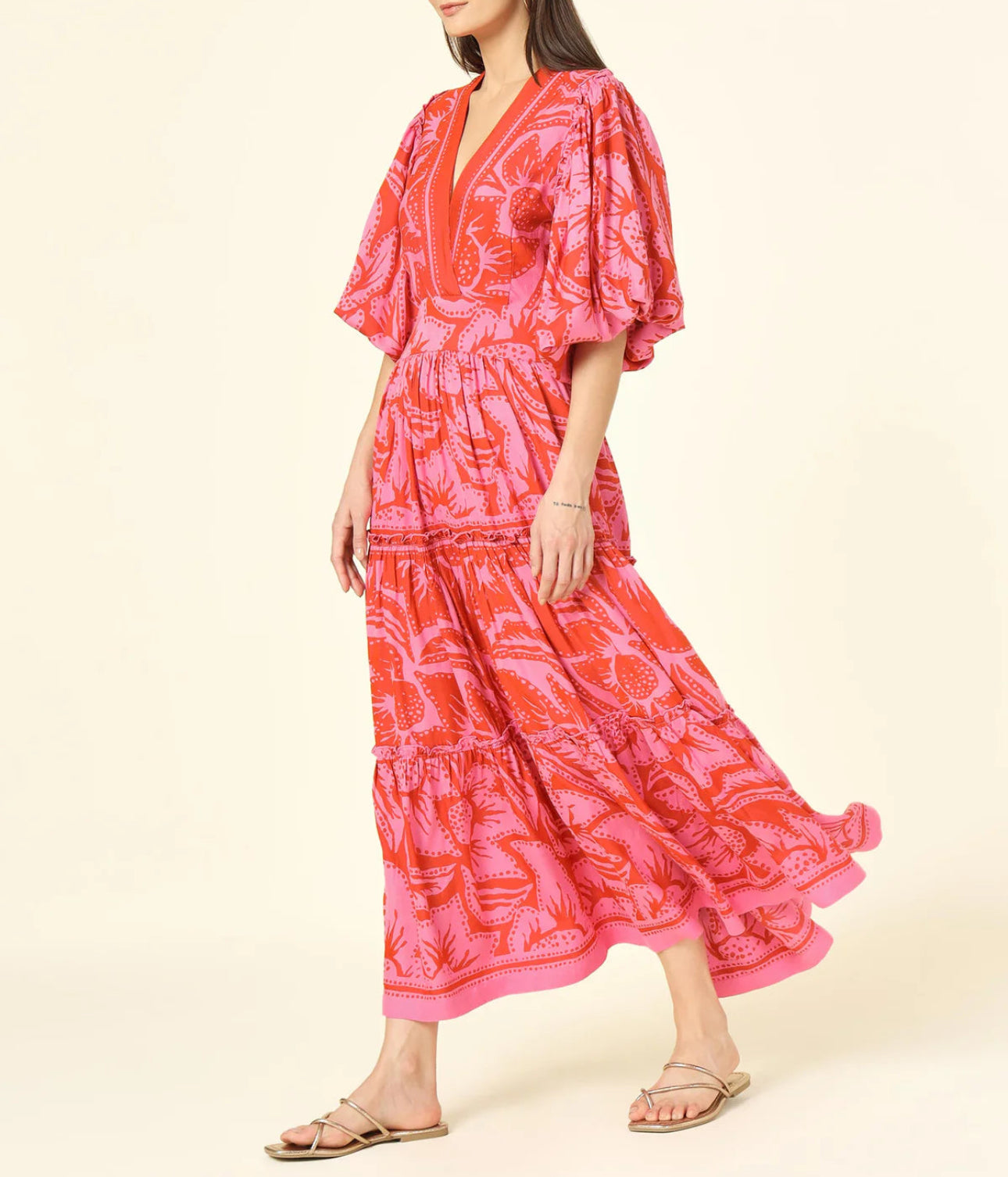 Omika Sloane Maxi Dress - Cierra Grapefruit