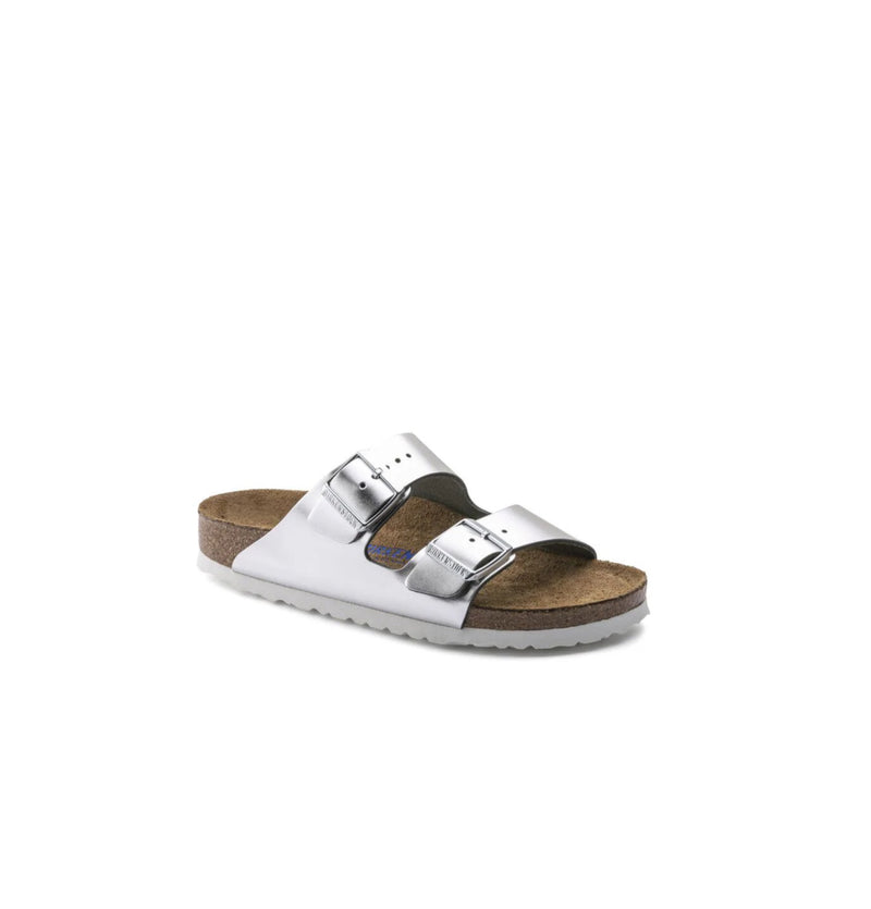 Birkenstock Arizona - Silver - Narrow Fit