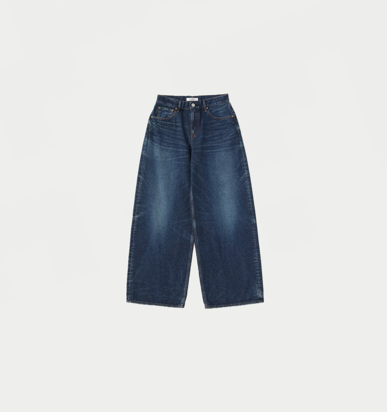 Moussy Vintage Emporia Super Wide Pants - Dark Blue