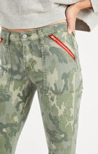 Etienne Marcel Chop Zipper Pocket Skinny - Camo Green