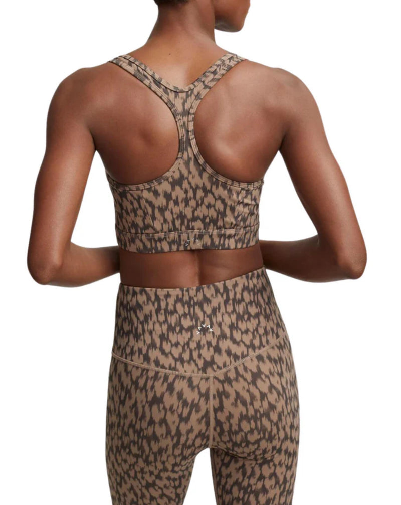 Varley Form Park Bra - Taupe Cluster Leopard