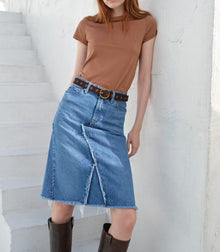 Frame Rigid Denim Skirt - Mabel