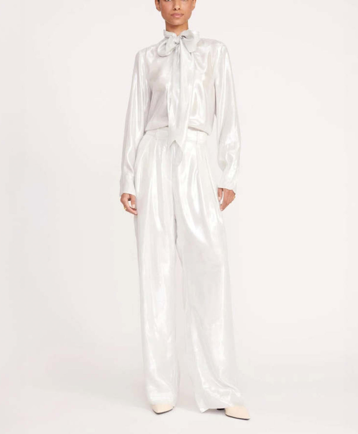 STAUD Luisa Pant - Silver