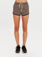 The Upside Liberty Opal Knit Short - Black/Beige