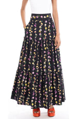 Banjanan Discovery Skirt - Floral Onyx
