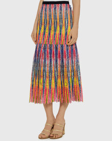 Saloni Diana Pleated Skirt - Uzbek Ikat