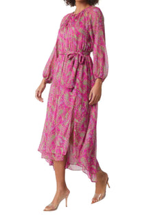 MISA Los Angeles Leila Dress - Fuschia Paisley