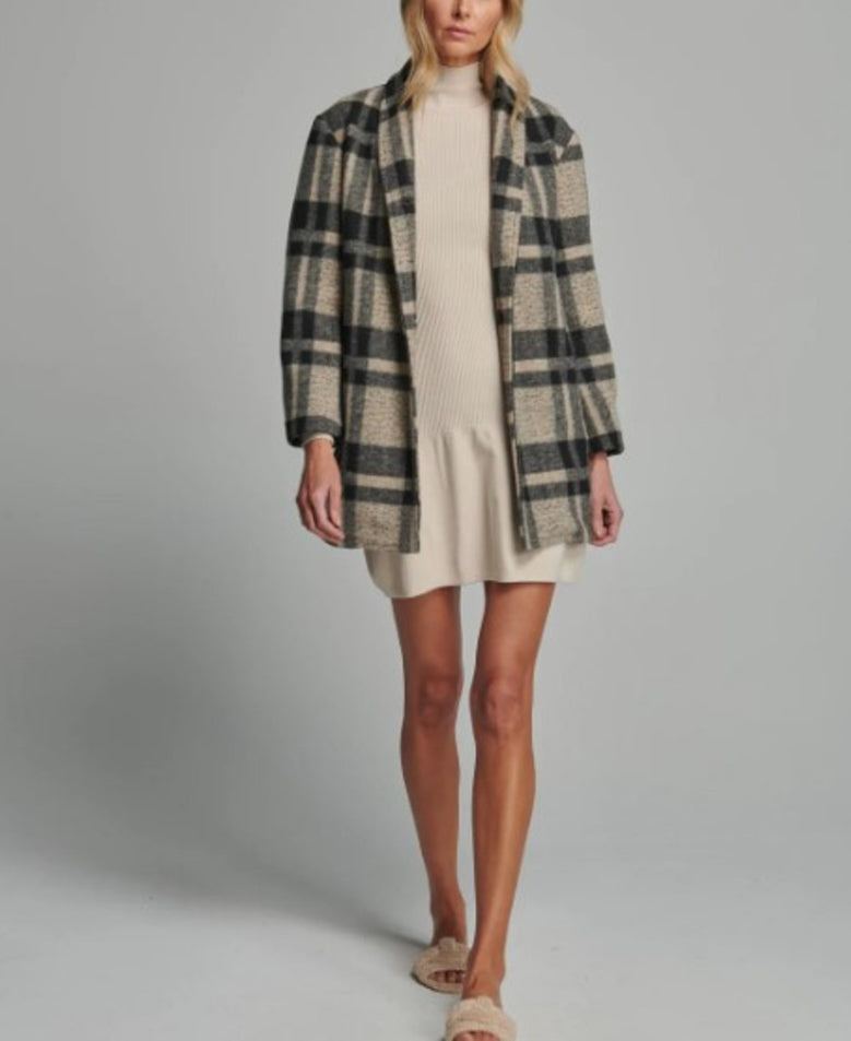 sundays Owen Coat - Black Compact