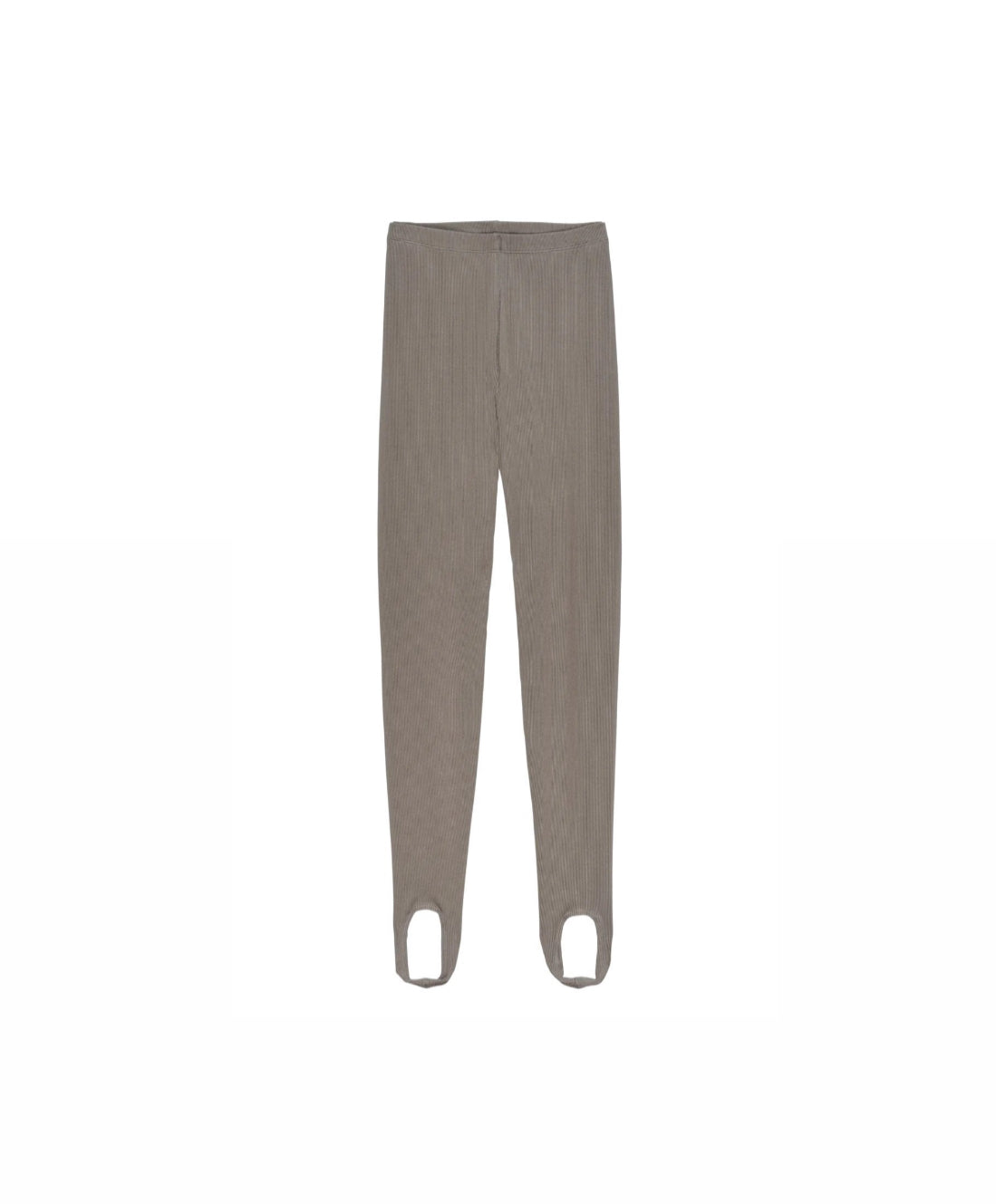 DONNI. Rib Stirrup Legging - Mushroom