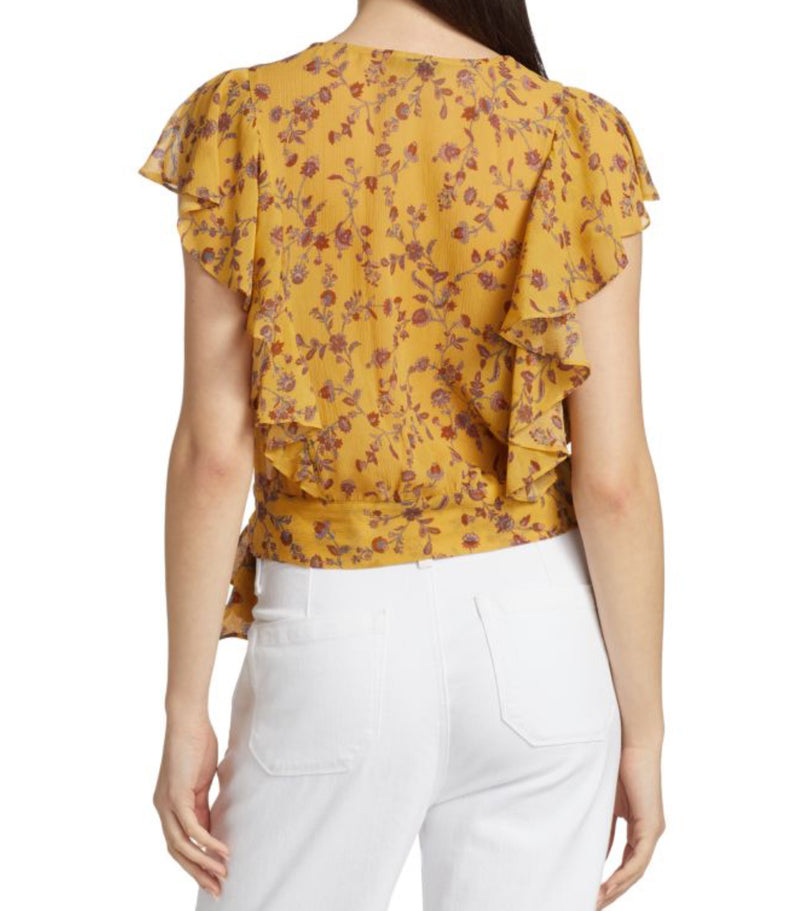 Paige Trista Silk Blouse - Tumeric
