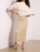 Z Supply Saturn Sequin Skirt - Champagne