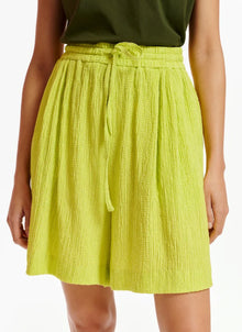 Essentiel Antwerp Seersucker Shorts -  Lime Green