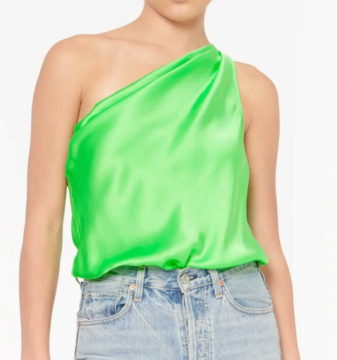 Cami NYC Darby Thong Bodysuit - Glow Green