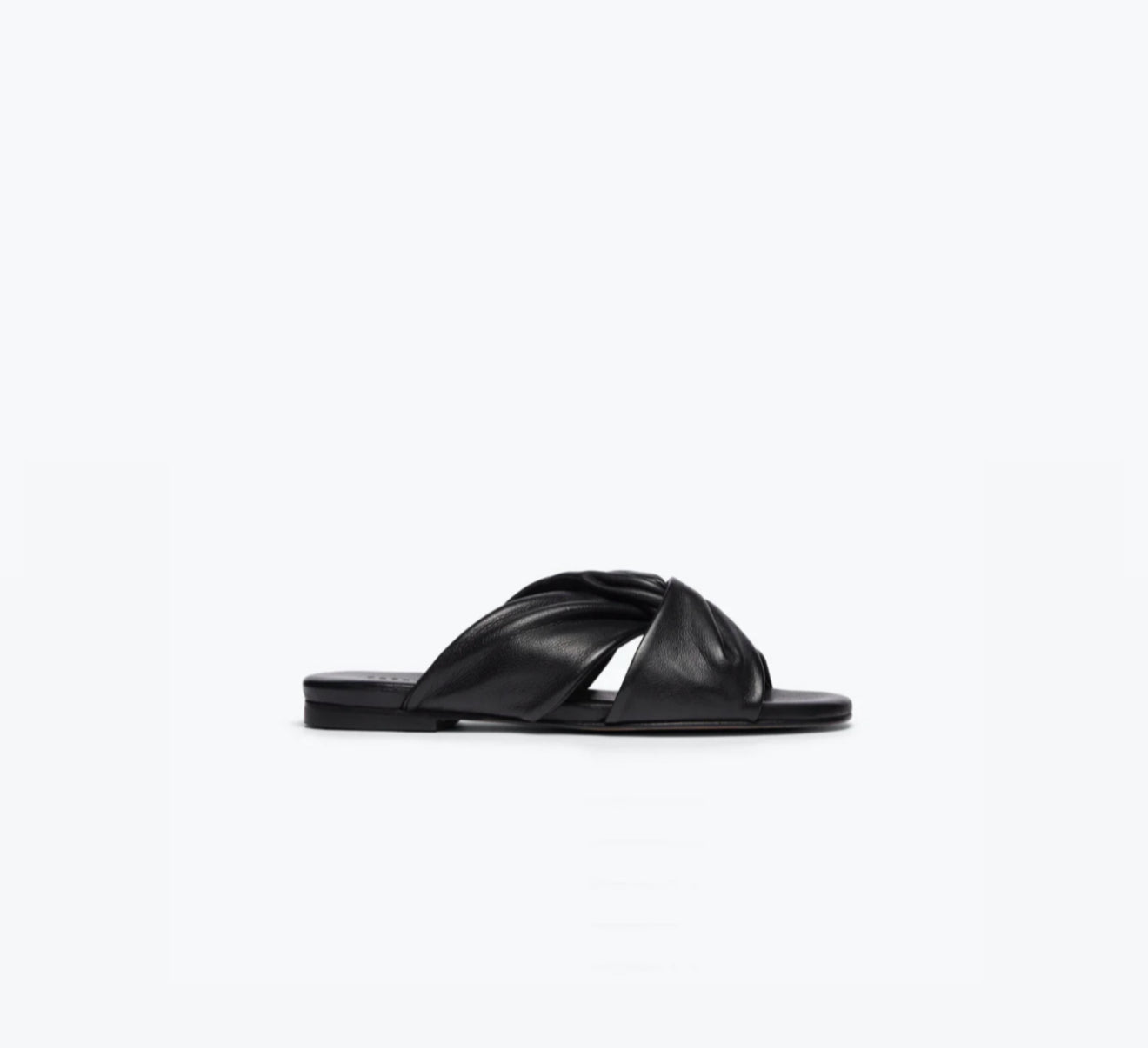 Frēda Salvador Carlota Twist Sandal - Black Calf
