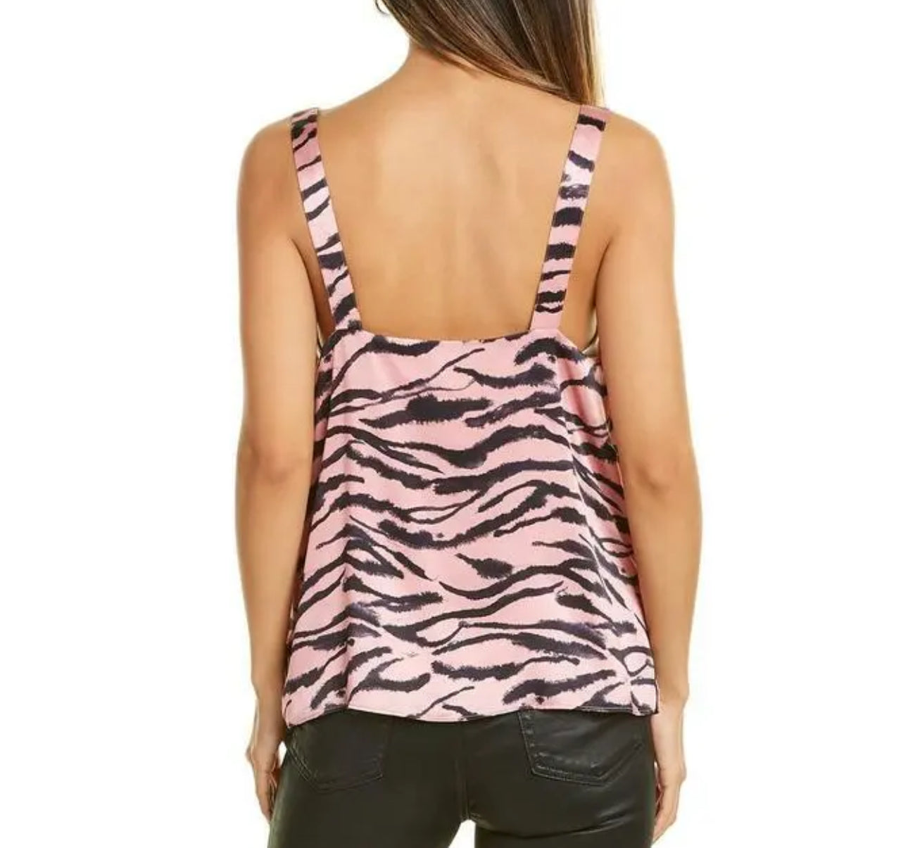 Cami NYC The Diane Silk Zebra Print Top