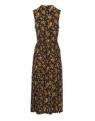 Ulla Johnson Cleo Floral Dress - Black/Yellow