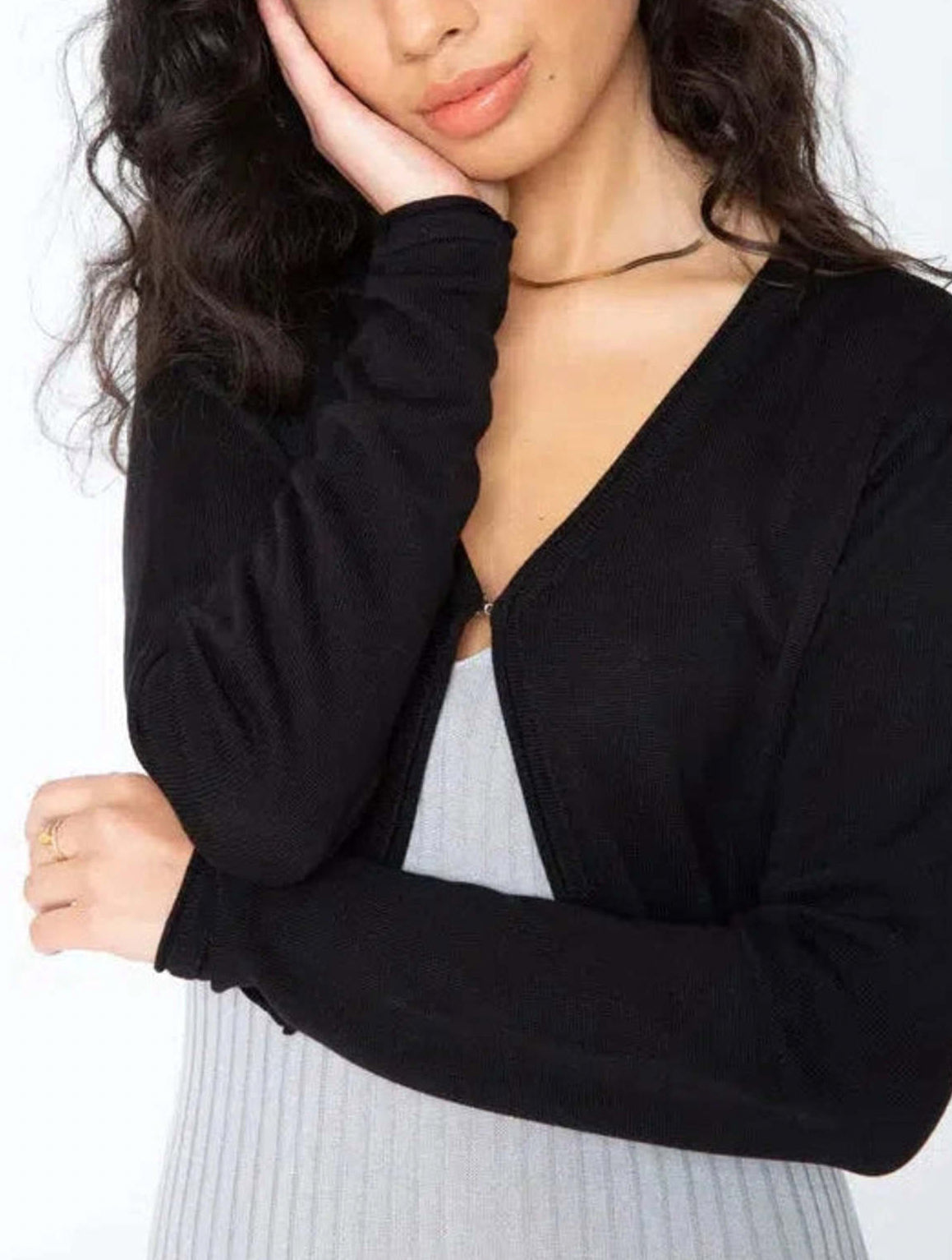 Callahan Knitwear Cara Cardi - Black