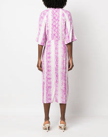 Essentiel Antwerp Dooler Snakeskin Print Dress