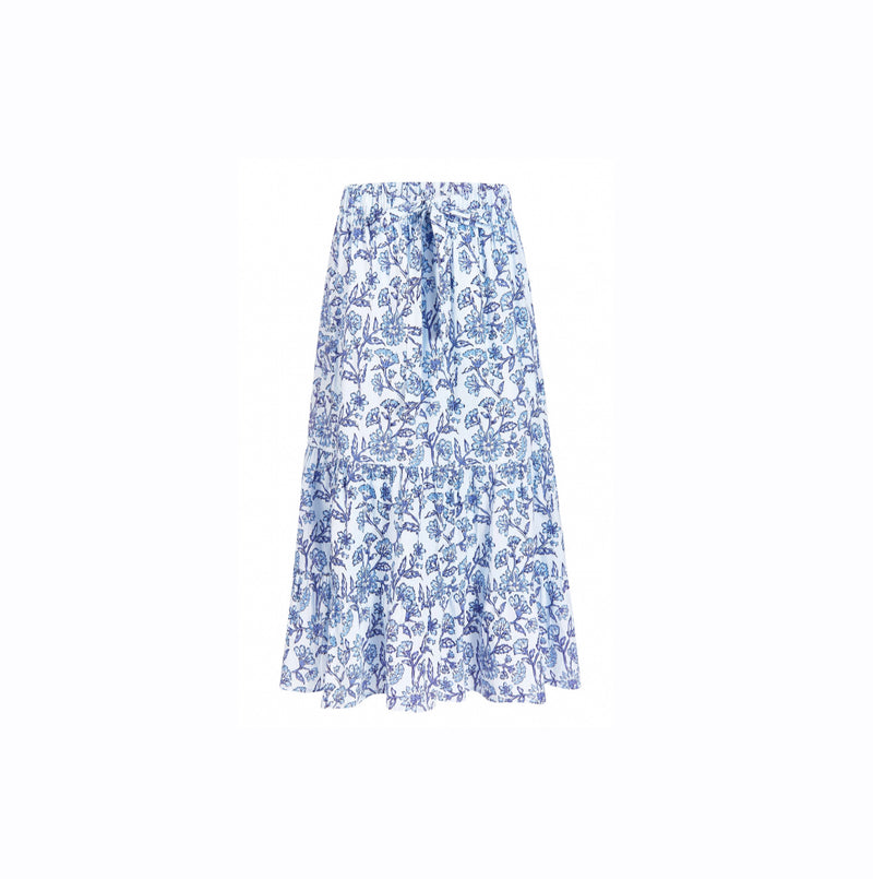 Livro Market Skirt - Jacobean Floral