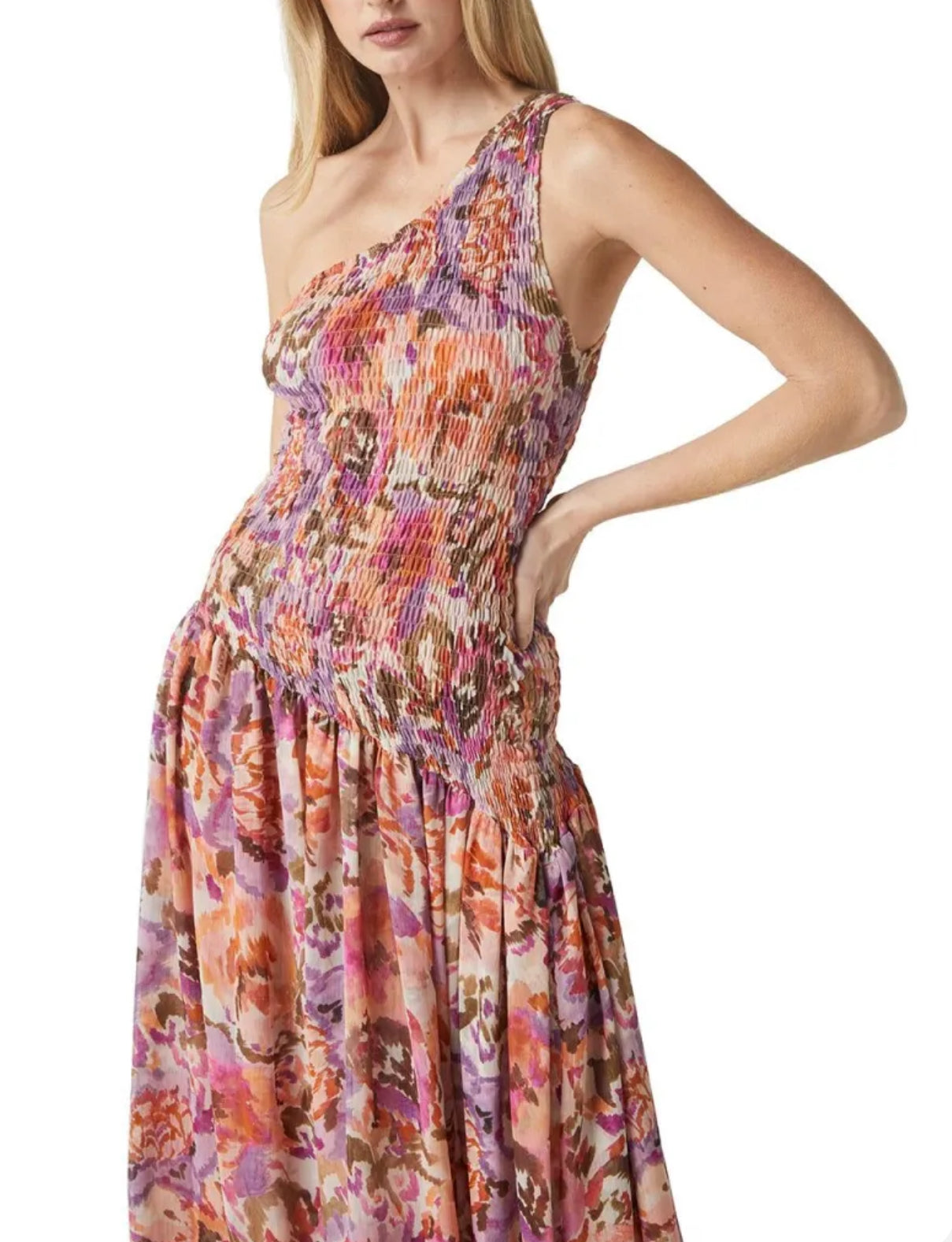 MISA Lydia Dress - Sunset Blooms