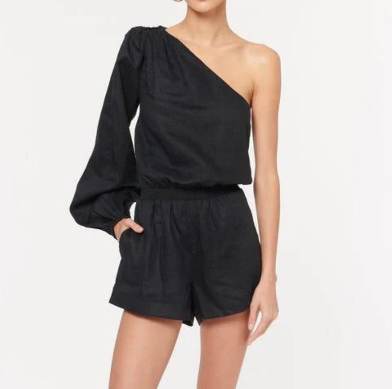 Cami NYC Scout Romper - Black