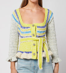 GANNI Crochet Cardigan - Egret