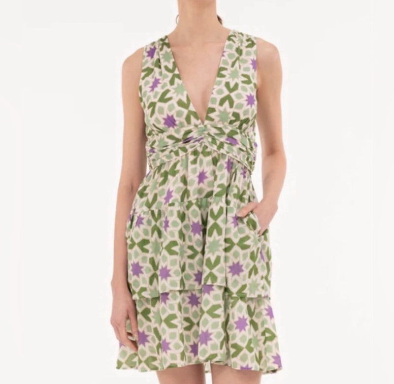 Banjanan Donna Dress - Star Gazer Jade