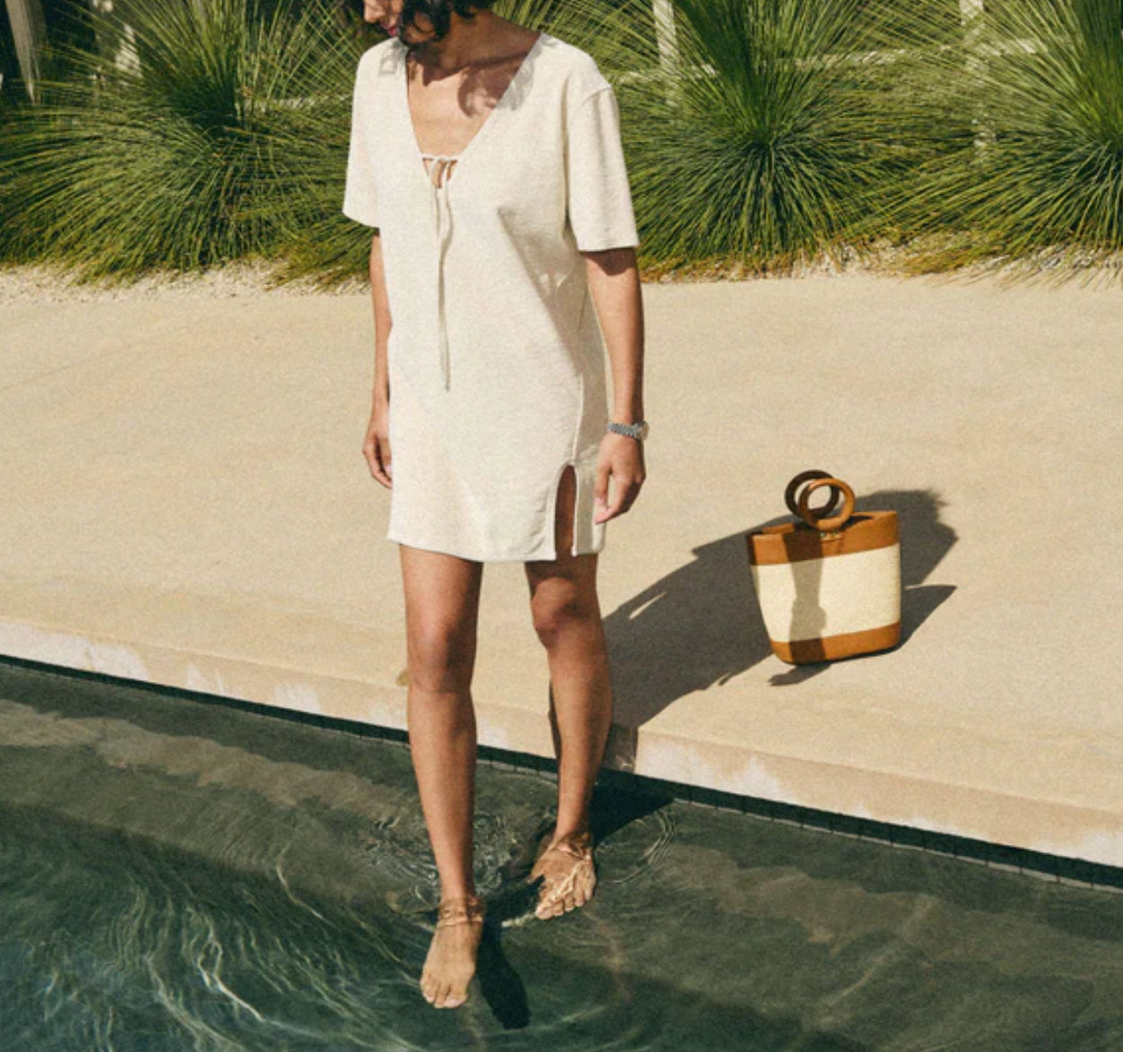 Nation Ltd Kahlani Cover-Up - Cream